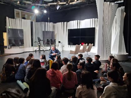 Visita a studi televisivi delle emittenti TVA Vicenza e Tele Chiara