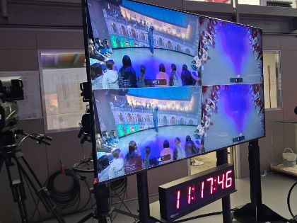 Visita a studi televisivi delle emittenti TVA Vicenza e Tele Chiara