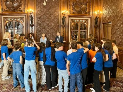 Gli alunni della Secondaria di Monteviale e Costabissara incontrano il Presidente del Consiglio Regionale Zaia