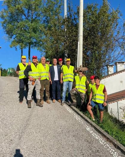 Pulizia sentieri di Monteviale 