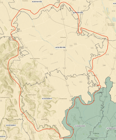 Mappa CER -- Madonna delle Grazie --
