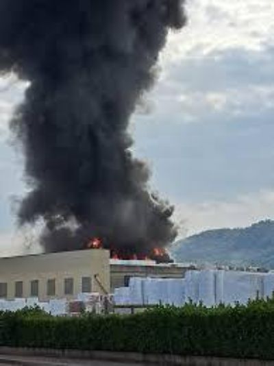 Incendio a Malo